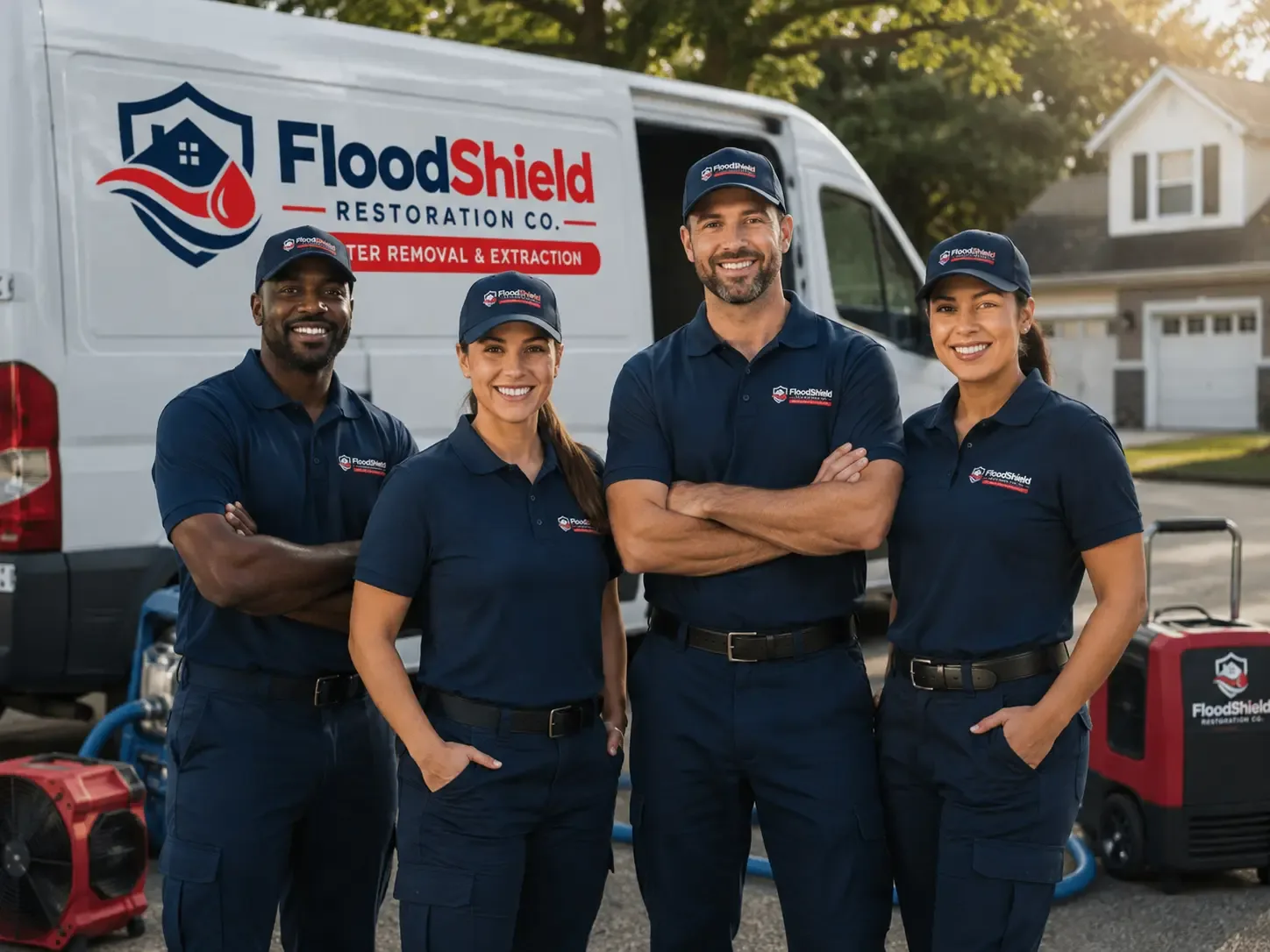 Flood Damage Restoration company in Clam Lake, WI